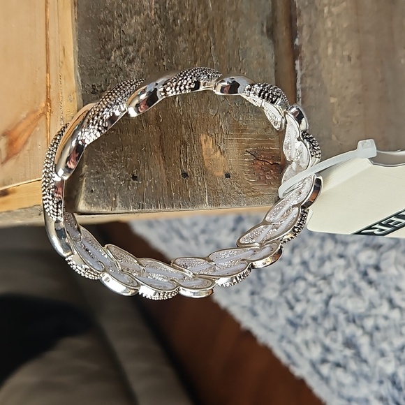 Napier Sterling Silver Bracelet, Stretchable - Picture 8 of 12